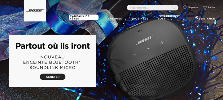 Bose法国官网：购买耳机、扬声器、家庭影院、专业音响