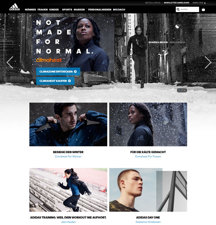 阿迪达斯奥地利官方商城：adidas.at