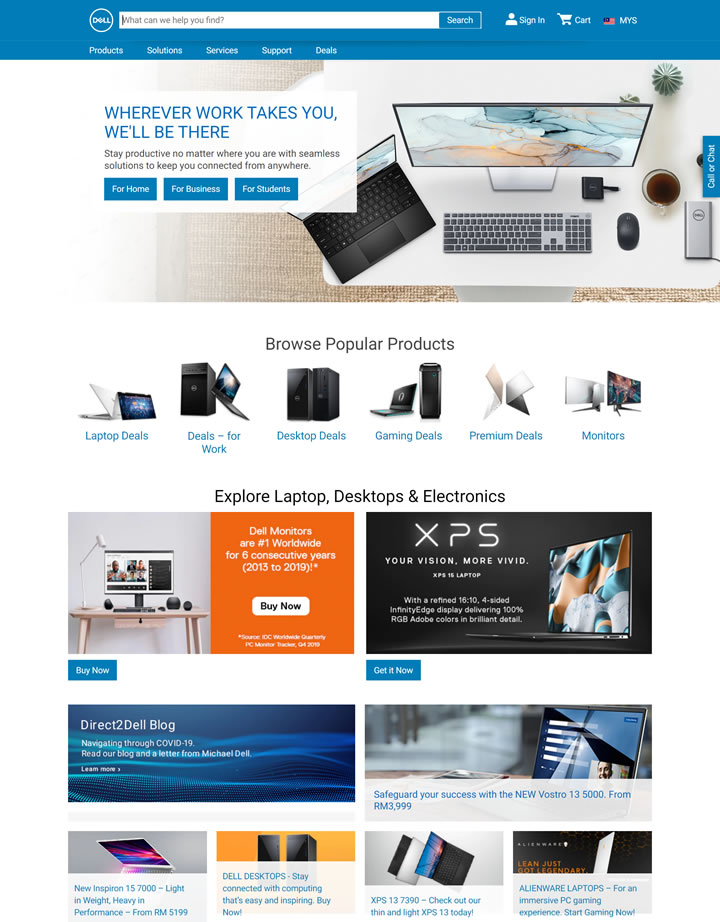戴尔马来西亚官网：Dell Malaysia