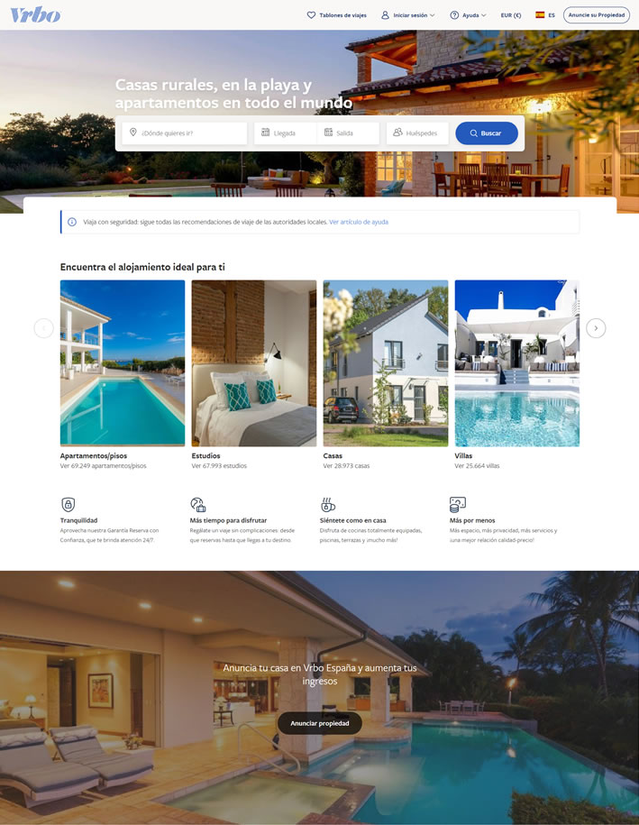 Vrbo西班牙：预订您的度假公寓（公寓、乡村房屋&#8230;）