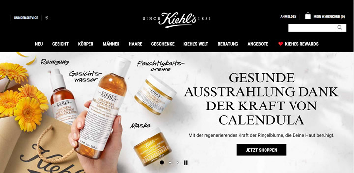 Kiehl&#8217;s德国官网：自1851年以来的护肤专家