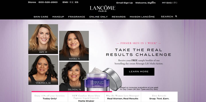 兰蔻美国官网：Lancome美国