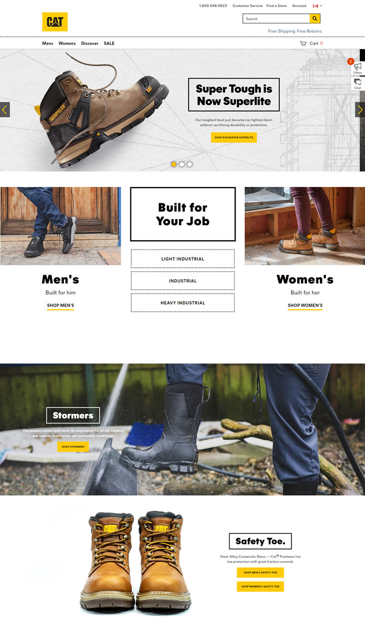 CAT鞋加拿大官网：CAT Footwear加拿大