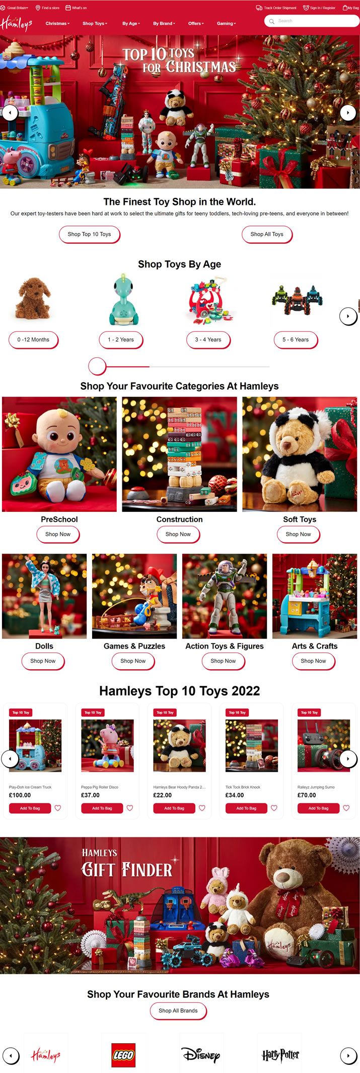 世界上最好的玩具和游戏：Hamleys