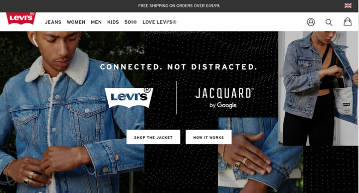 李维斯牛仔裤英国官方网站：Levi&#8217;s英国