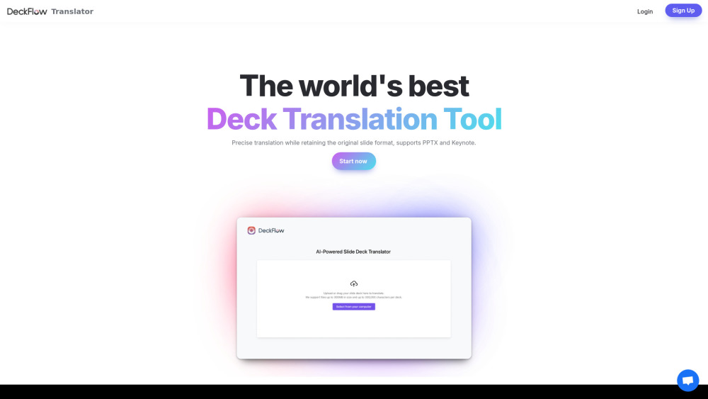 DeckFlow：准确的幻灯片翻译工具，保留原始格式。