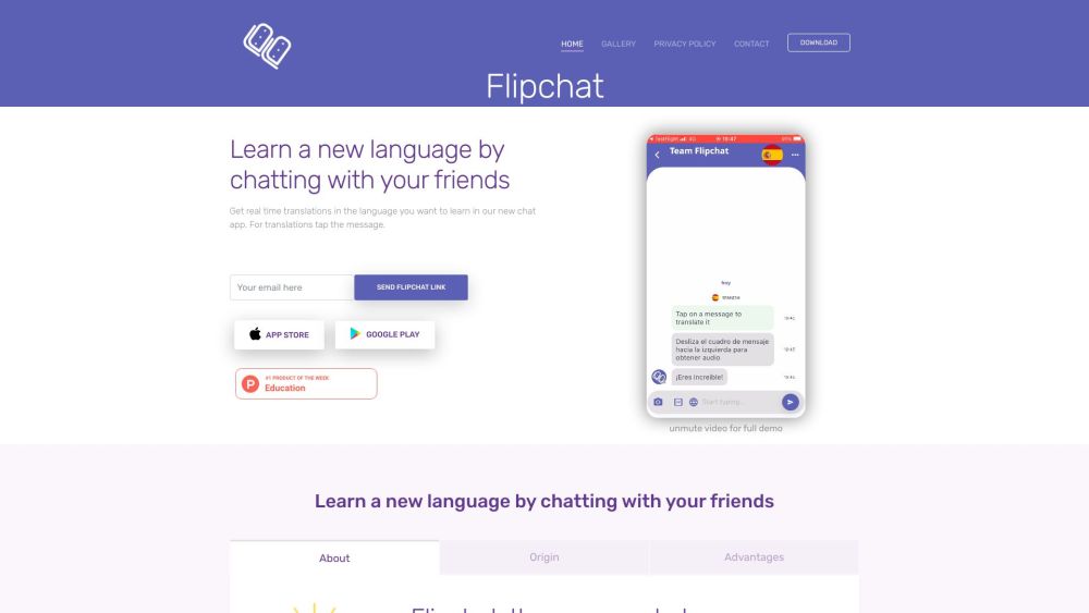 Flipchat：使用 Flipchat 的翻译功能与朋友聊天来学习新语言。