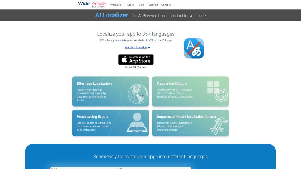 AI Localizer：利用 AI 自动将 Xcode 项目翻译为 37 种语言。