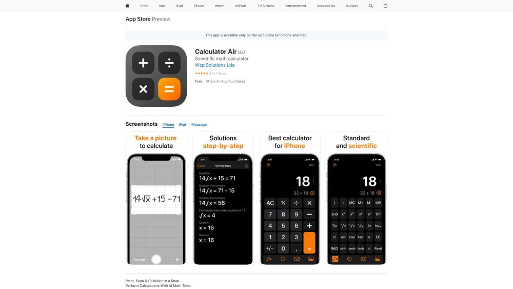 Calculator Air：与 AI 导师一起轻松解决数学问题。