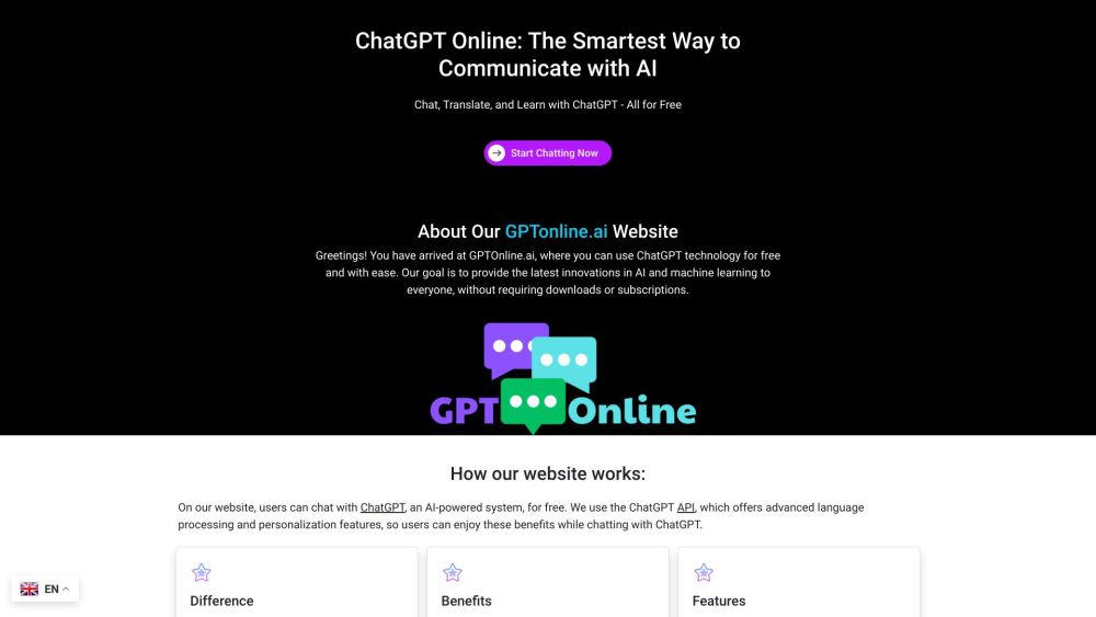 ChatGPT Online：免费访问高级人工智能聊天机器人 ChatGPT。