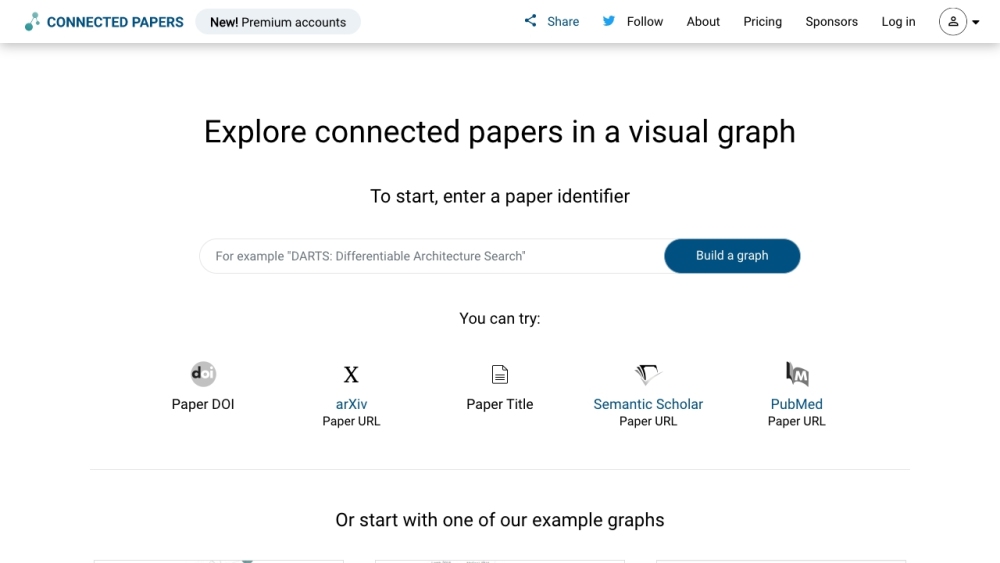 Connected Papers：查找学术论文的可视化工具。