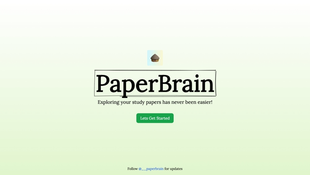 PaperBrain：使用 PaperBrain 简化研究论文探索和研究。