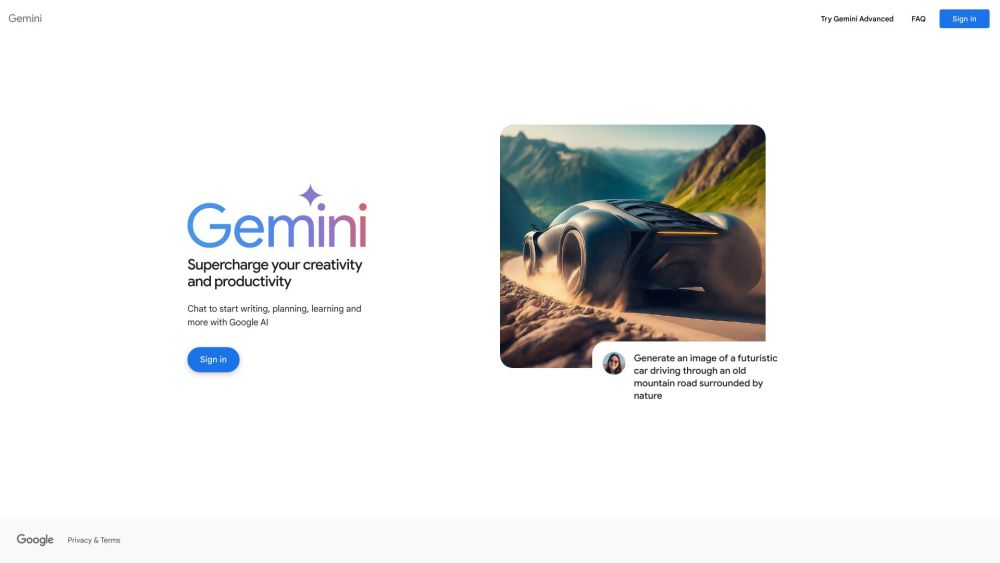 Gemini：在手机上直接访问 Google 的 AI 模型。