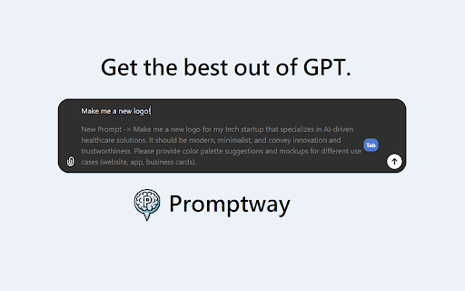 Promptway ai chrome 扩展：增强 AI 模型的即时响应