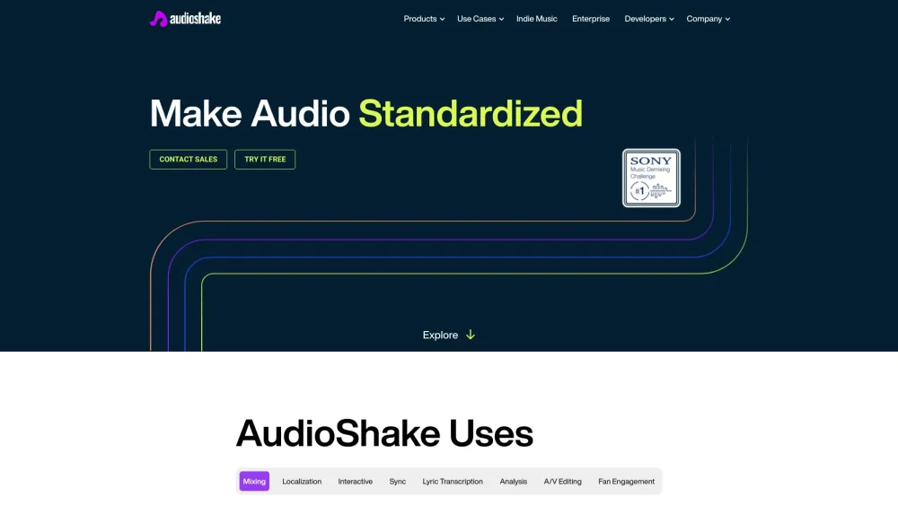 AudioShake：交互式音频变得简单。