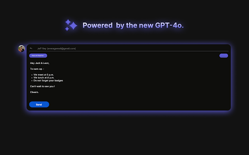 ReplyFast ai chrome 扩展：使用 GPT4o 提高电子邮件生产力。