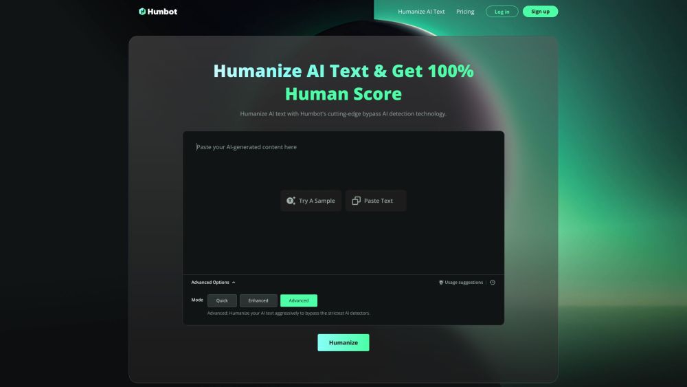 Humbot：使用 Humbot 的 AI humanizer 绕过 AI 检测。