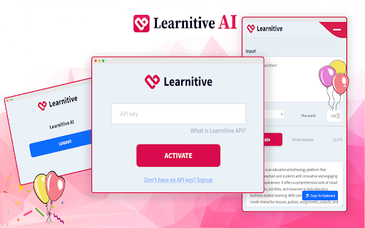 Learnitive ai chrome 扩展：使用 AI 创建学术内容