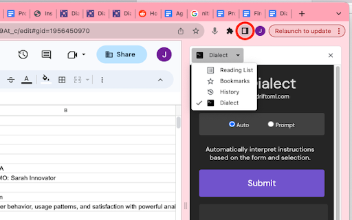 Dialect ai chrome 扩展：人工智能助手，用于自动响应各种查询。