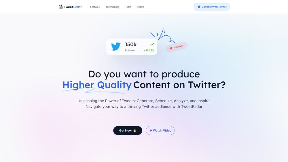 TweetRadar：“TweetRadar 是一款用于跟踪和分析实时数据的 Twitter 工具。”