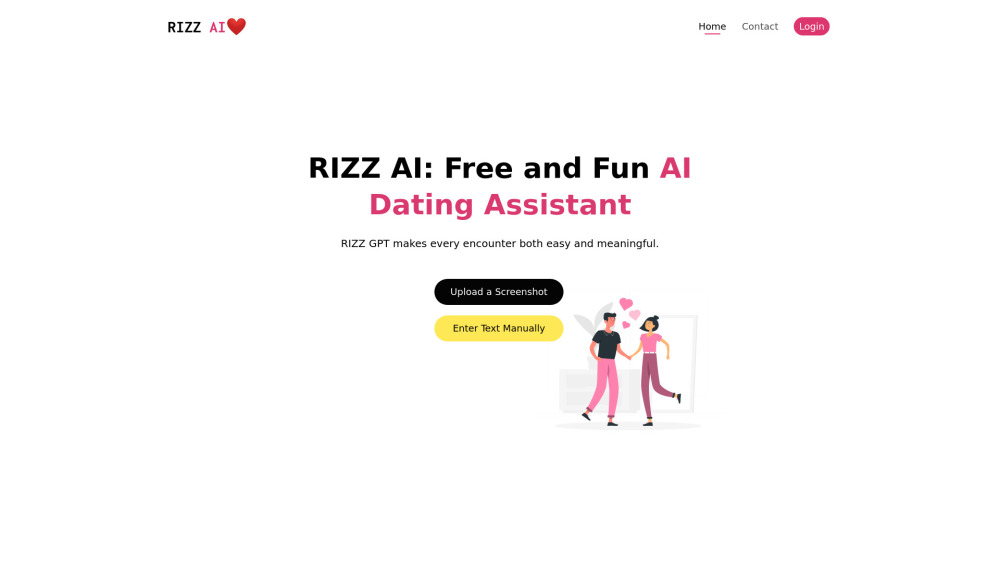 RIZZ AI：人工智能约会助手，提供个性化约会建议