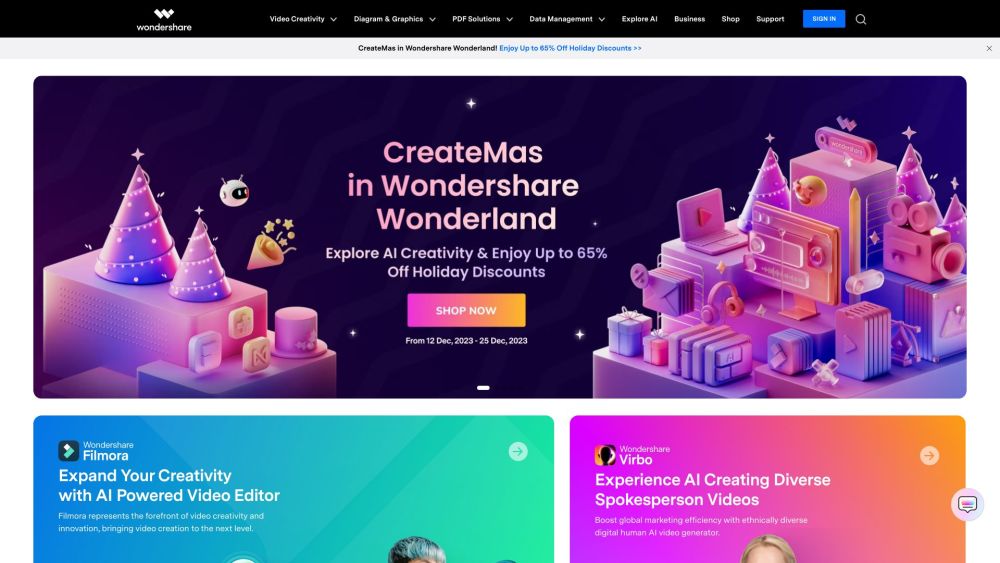 Wondershare：创造力、生产力和实用解决方案。