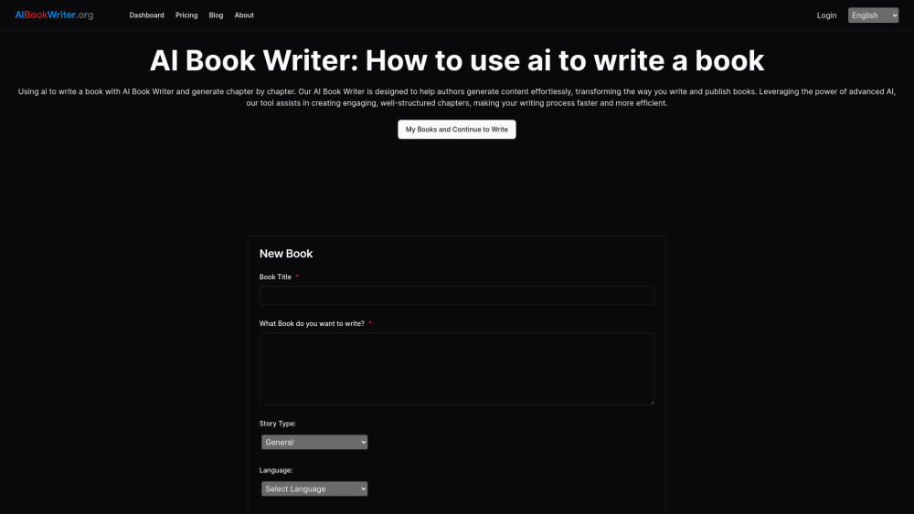 AI Book Writer：逐章撰写书籍的人工智能工具