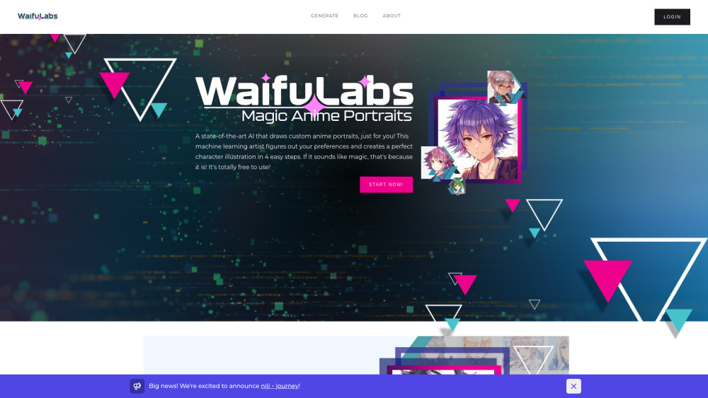 Waifu Labs - 魔法动漫肖像：用于定制动漫肖像的 AI