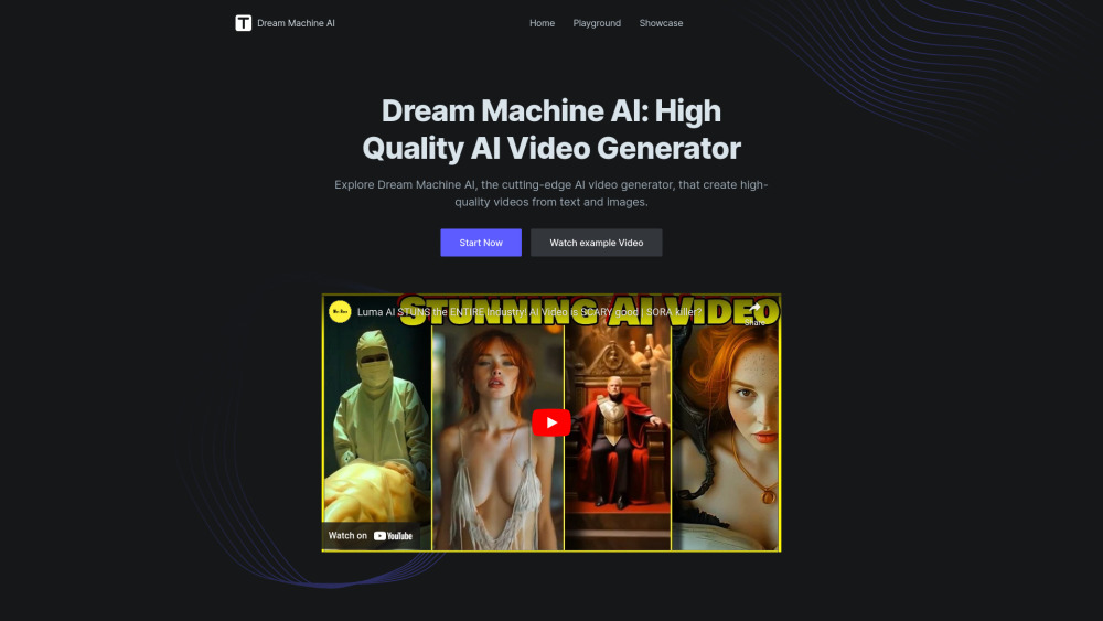 Dream Machine AI：高质量视频的 AI 视频生成器