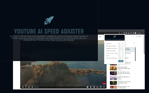 Speedtube ai chrome 扩展：AI 驱动的 YouTube 视频速度调整