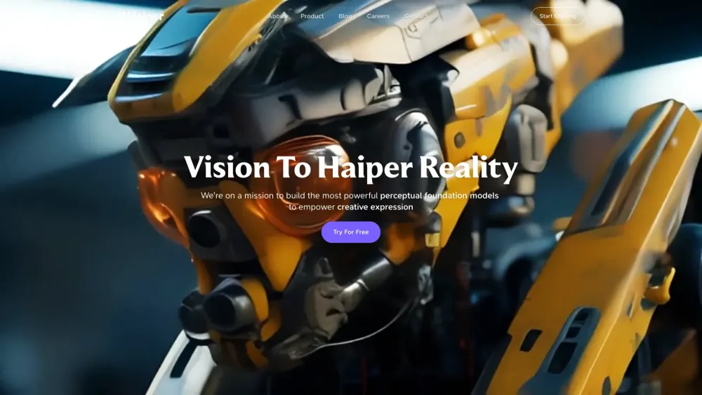 Haiper AI：内容创建的感知基础模型。