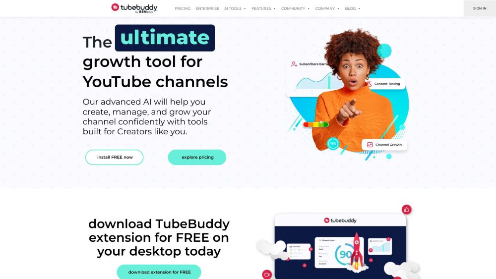 TubeBuddy：针对创作者的 YouTube 工作流程优化软件