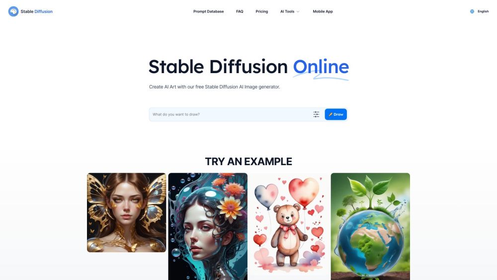 Stable Diffusion Online：用于图像生成的深度学习模型