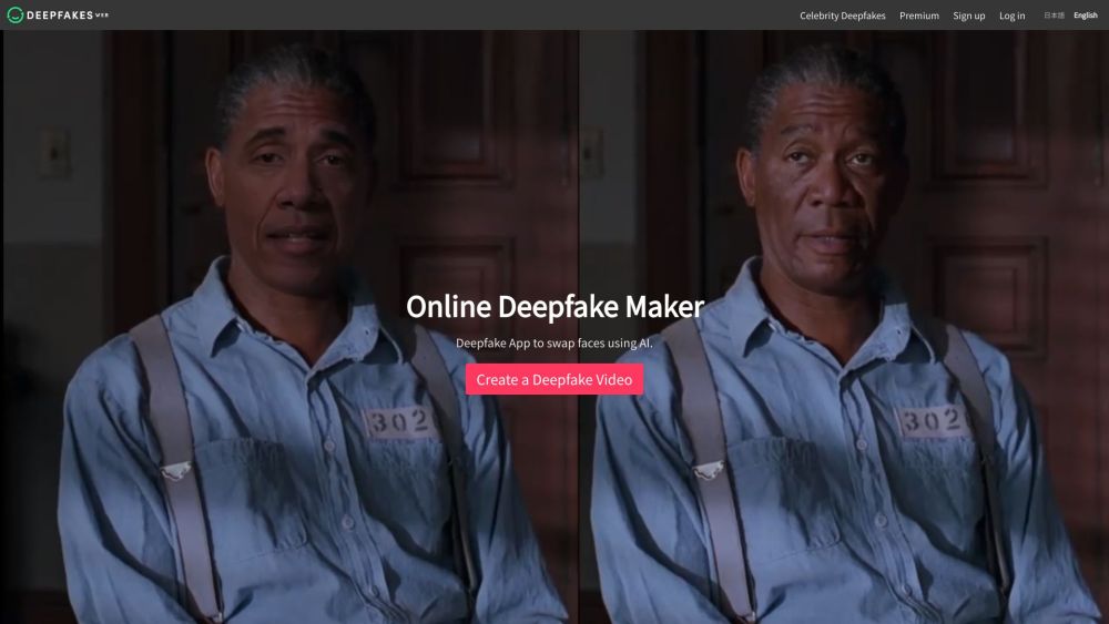 Deepfakes Web：一款在线应用程序通过交换面孔生成深度伪造视频，确保用户隐私。