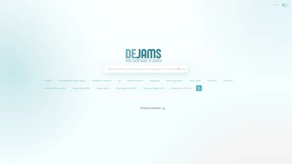 Dejams：根据您的喜好查找电影