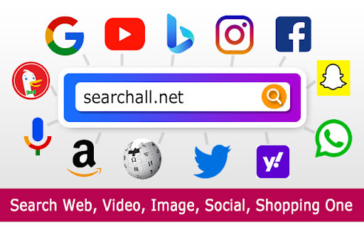 SearchAll.net ai chrome 扩展：一起查找所有搜索引擎和网站