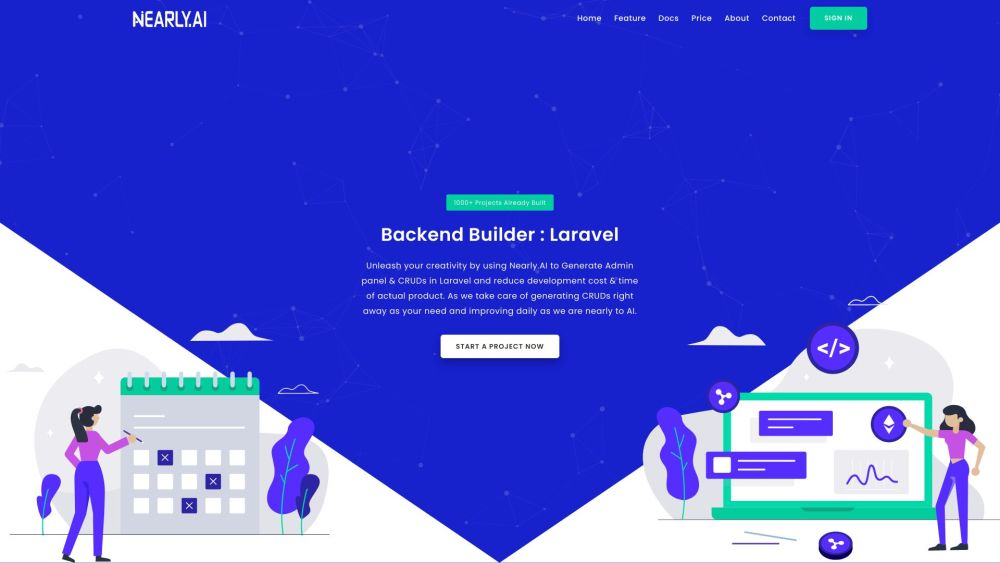 Nearly.AI：生成 Laravel 后端构建器并减少成本和时间。