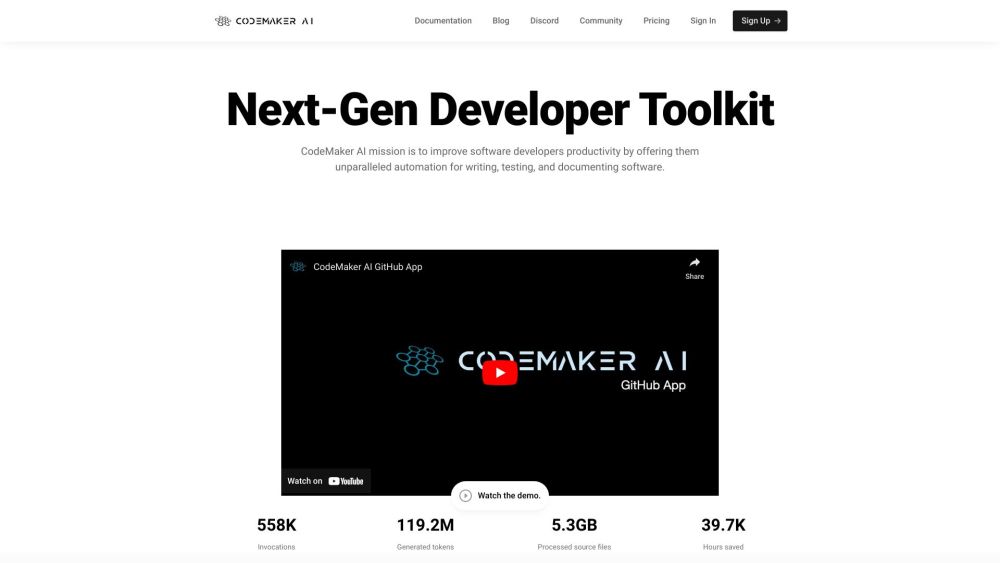 CodeMaker AI：利用 AI 增强软件开发。