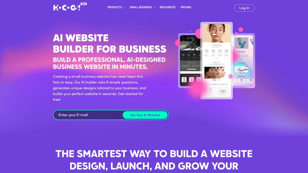 Hocoos AI Website Builder：面向小型企业的 AI 建站工具