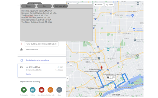 路线优化器按钮 ai chrome 扩展：根据时间优化路线