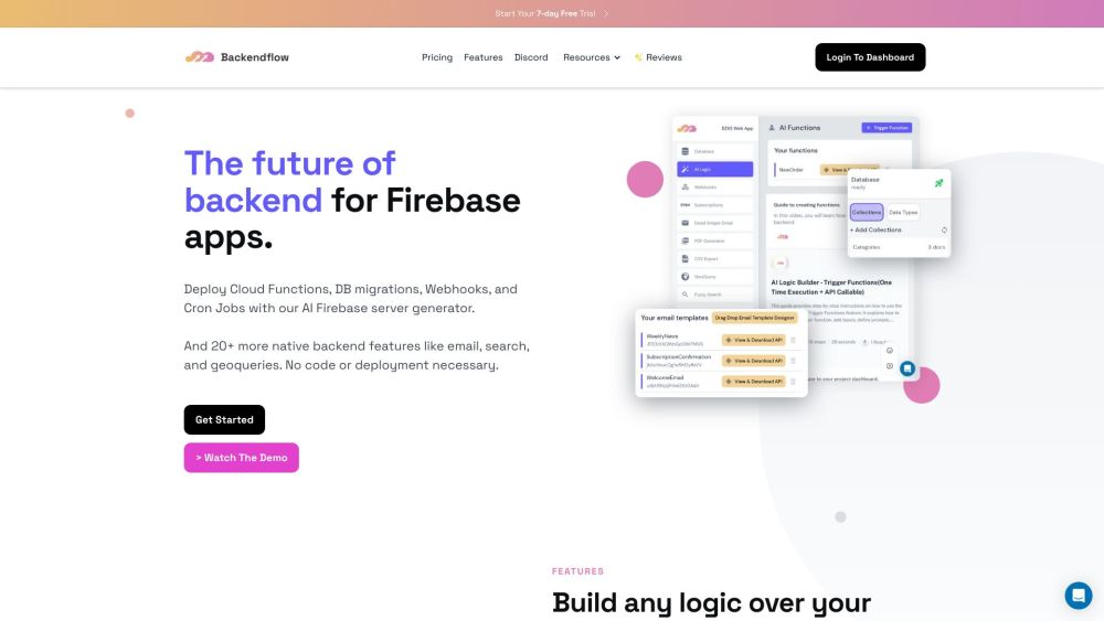 Backendflow：为 Firebase 应用程序提供无代码超能力。