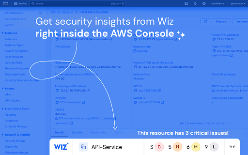 CloudSafe ai chrome 扩展：云门户的实时安全警报和见解